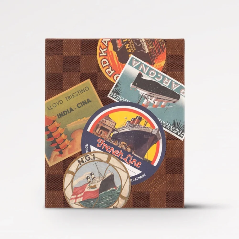 Louis Vuitton Ocean Liners Labels Postcard Box NWT Art of Travel Stickers - Picture 2 of 7